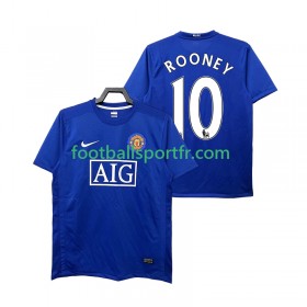 Tenue Manchester United Rooney 10 2008 2009 Retro Troisieme Maillot de Foot